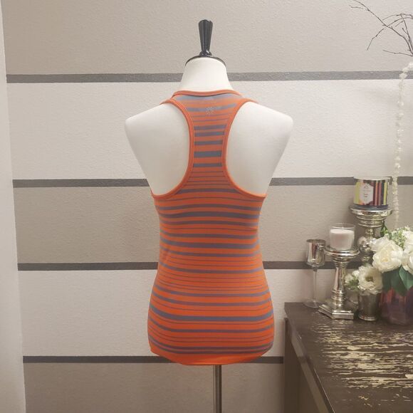 Athleta Orange/Blue Racerback Tank Sz S - Picture 2 of 3